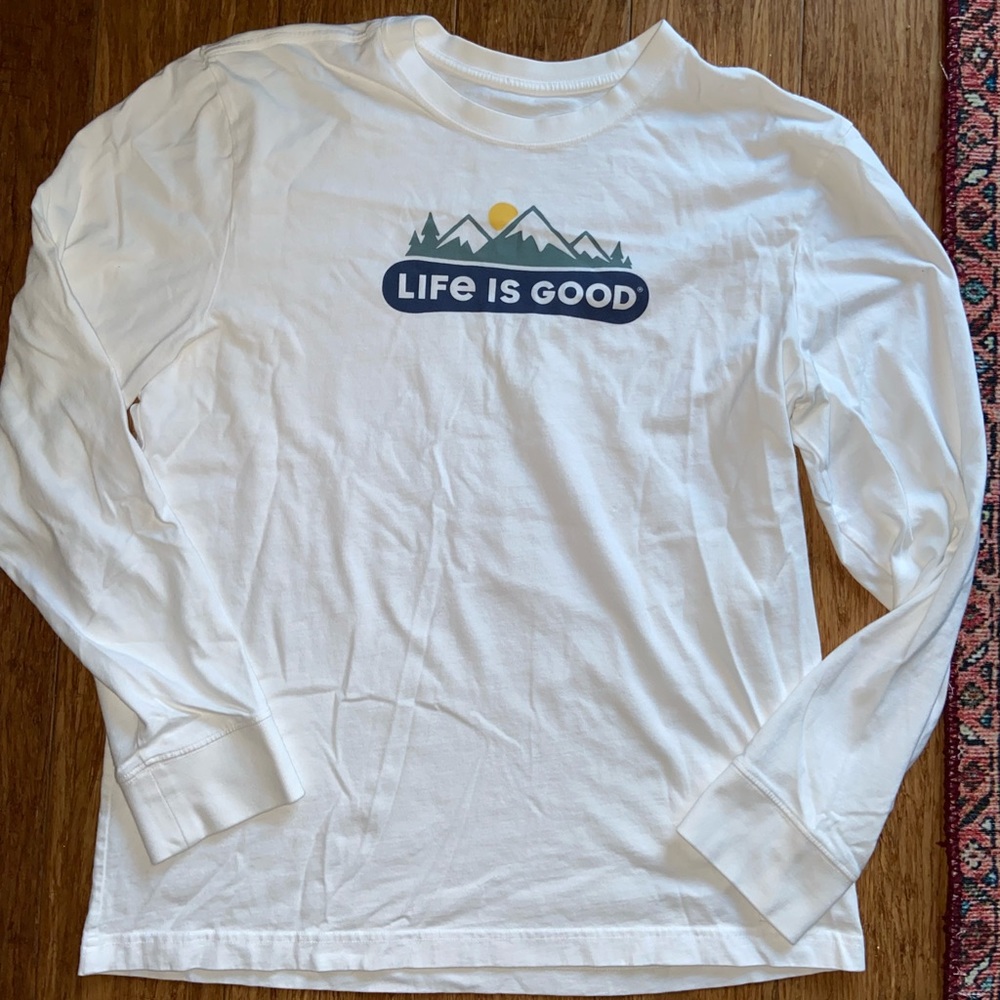 Snowy Mountains Long-sleeve Crusher Tee